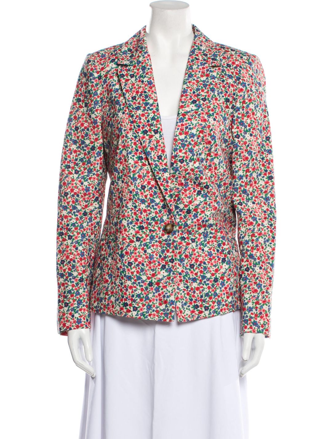 Sézane Floral Print Blazer