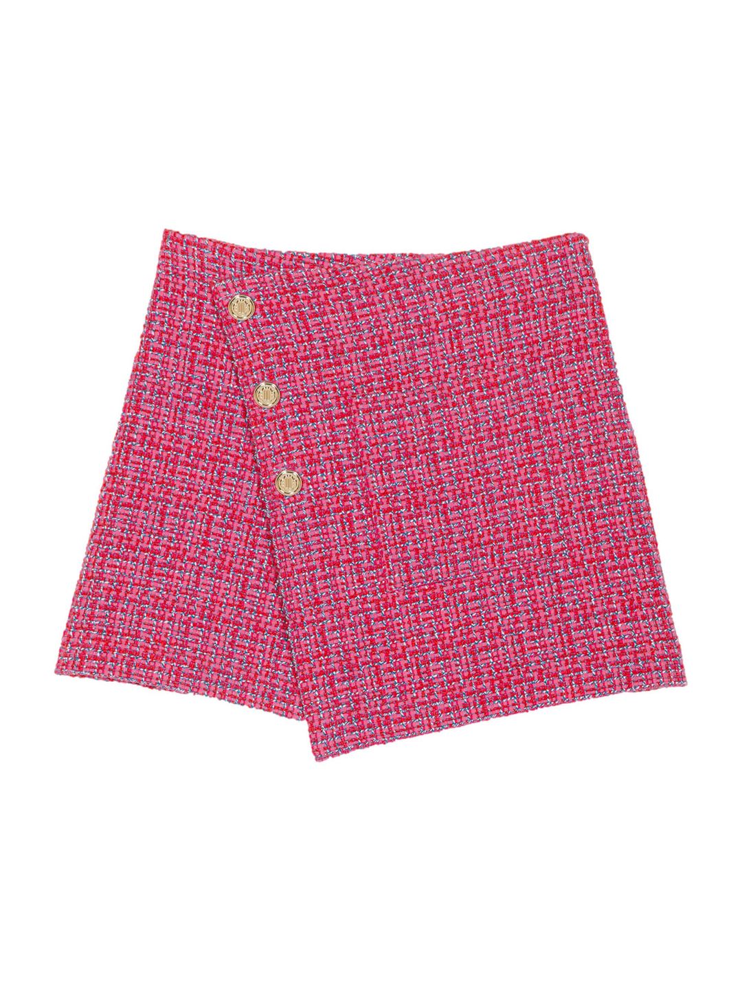 Maje Tweed Wrap Skirt