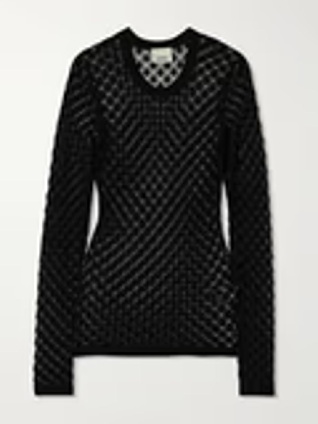 Zavia open-knit sweater #6