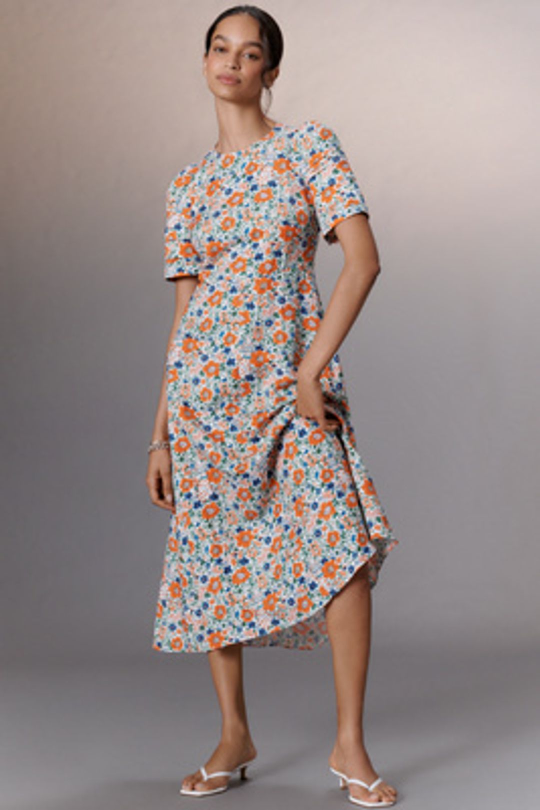 Casey Linen Blend Midi Dress