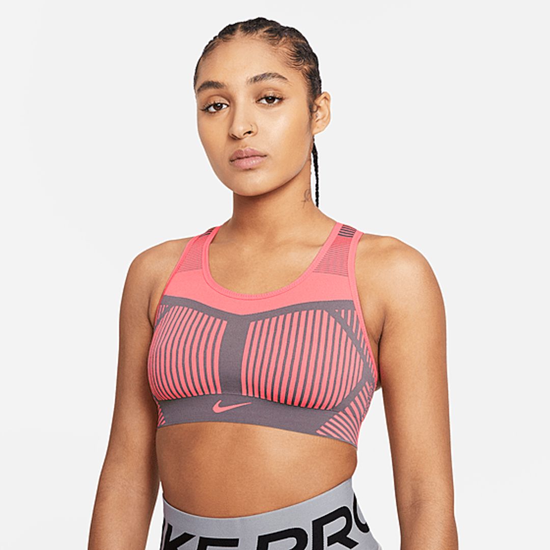 FE/NOM Flyknit Women's High-Support Non-Padded Sports Bra