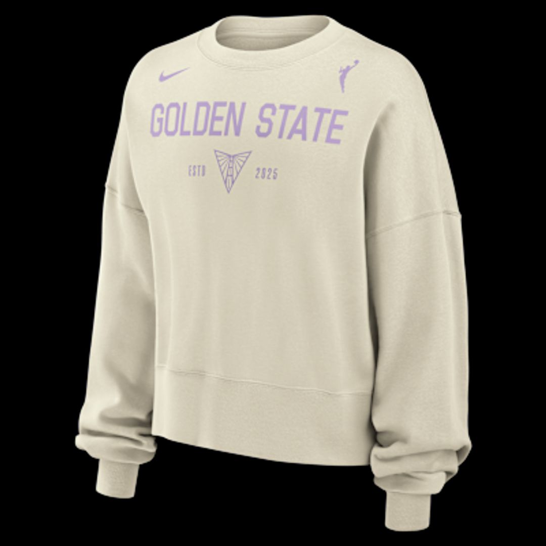 Golden State Valkyries Phoenix Fleece Women's Nike WNBA Crew-Neck Sweatshirt #2