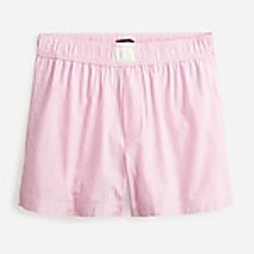 Cotton poplin boxer short in stripe #2