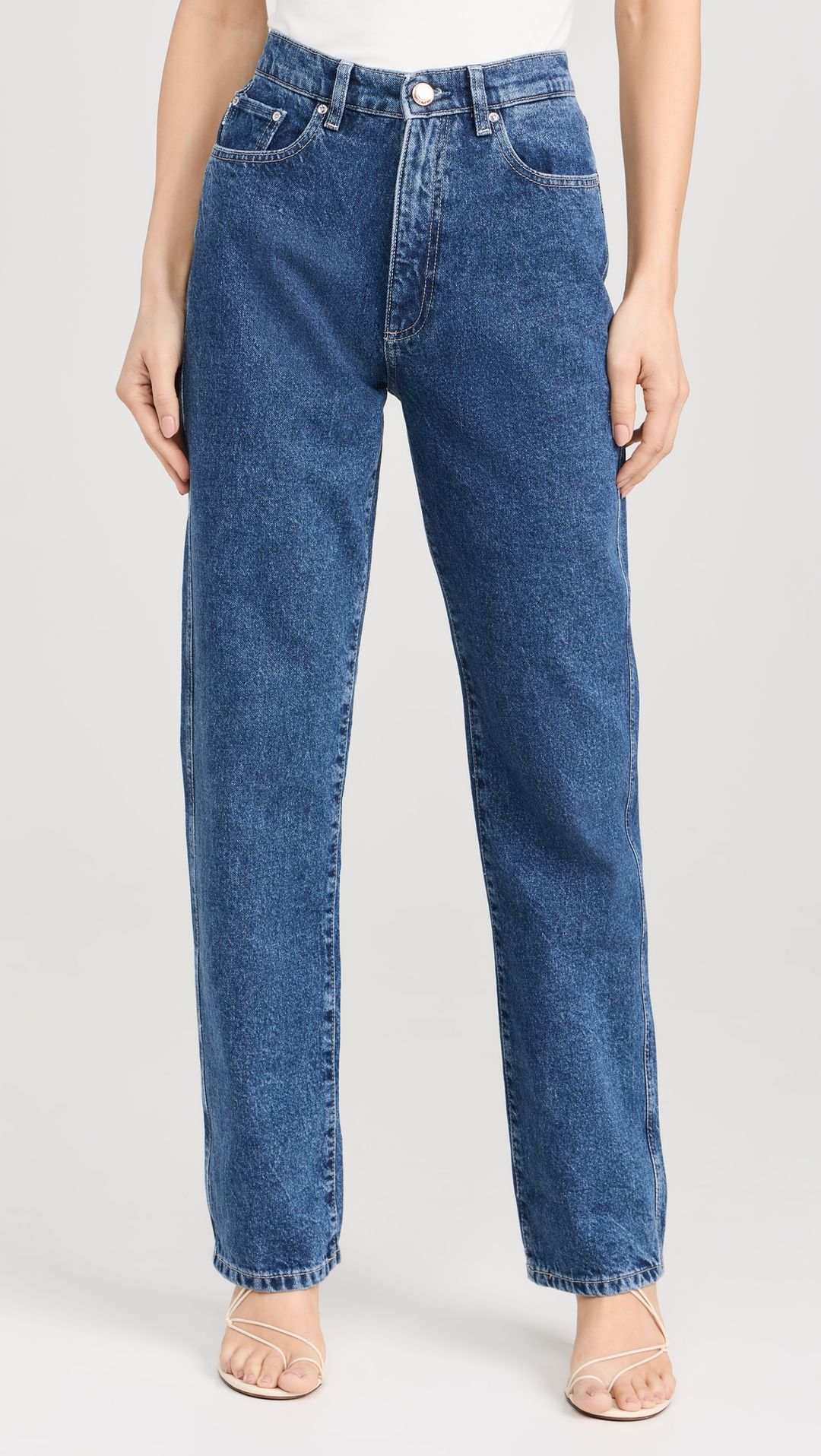 Demie Straight High Rise 31" Jeans | North Beach #8