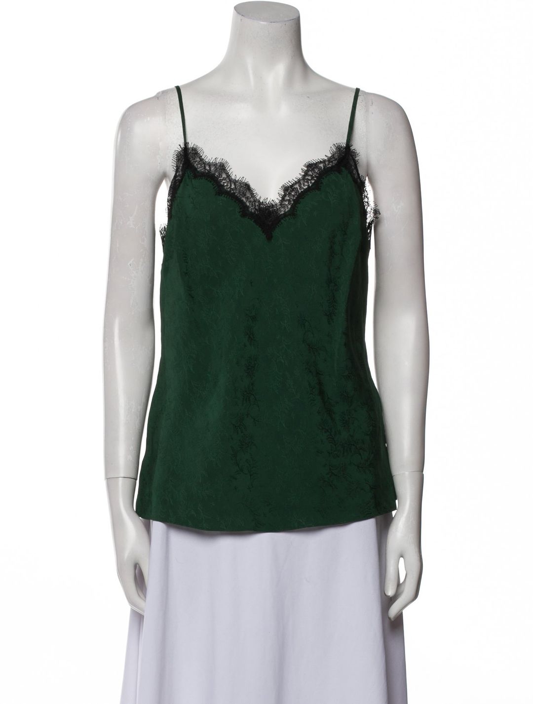 Veronica Beard Silk V-Neck Top