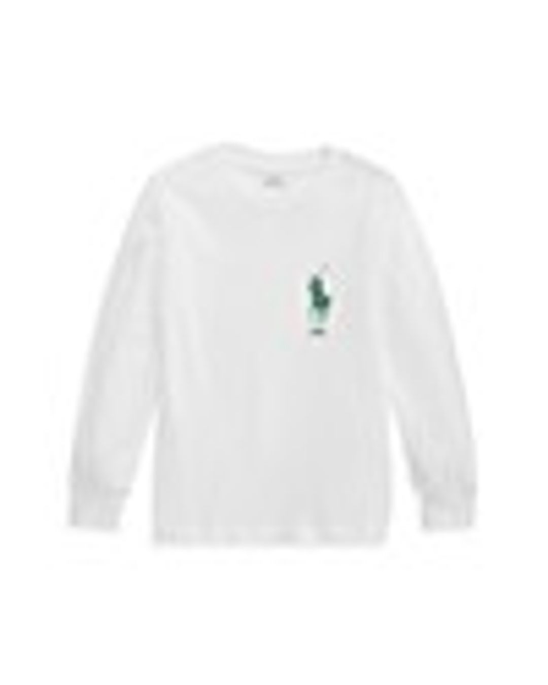Boys' Long Sleeve Cotton Big Pony Tee