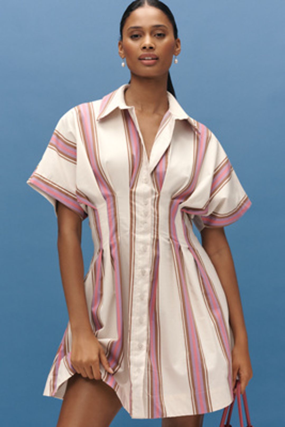 The Tobie Mini Shirt Dress