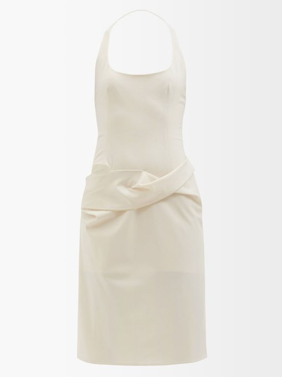 Hielo cutout halterneck wool-blend dress