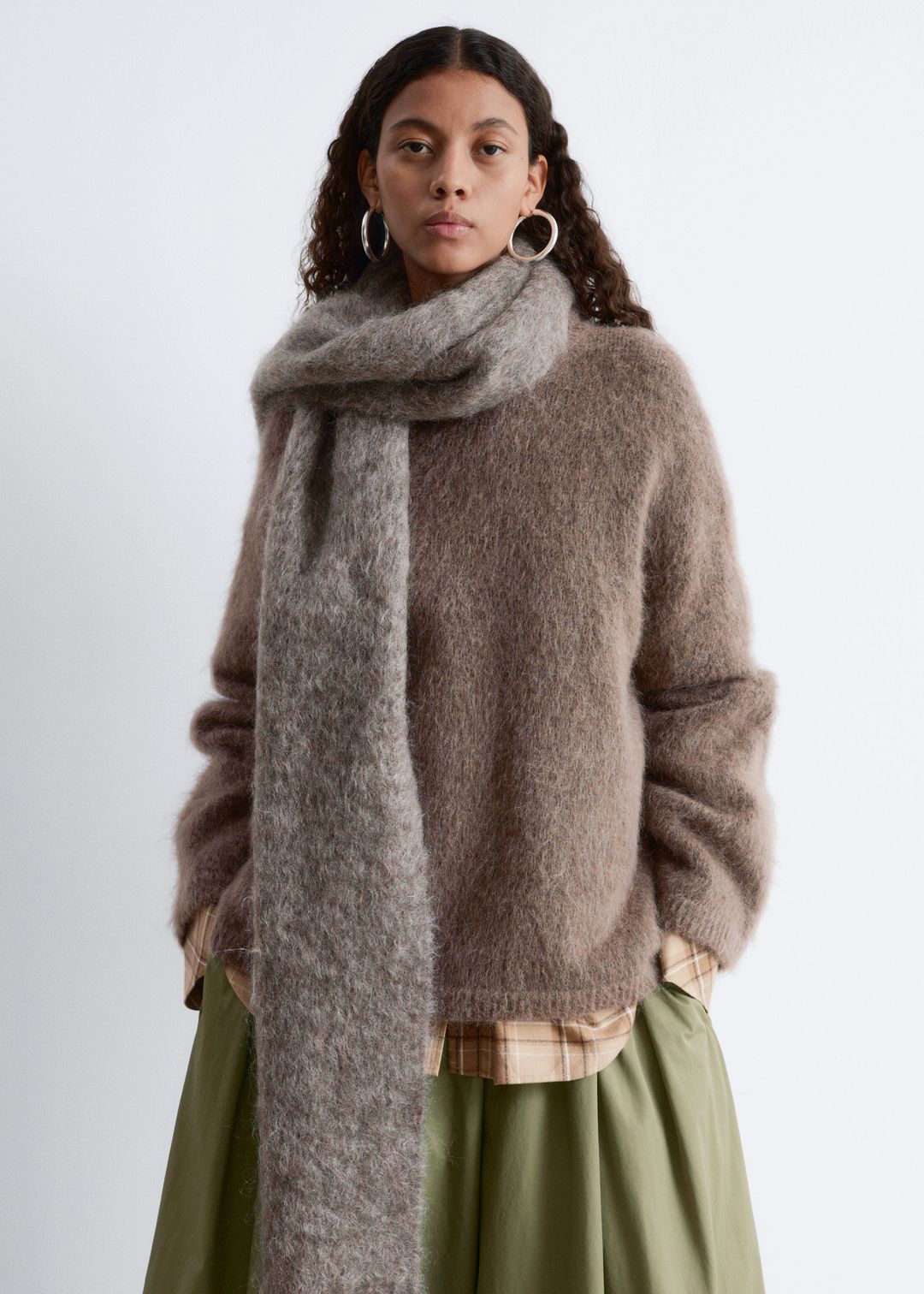Knitted Mohair Jumper
