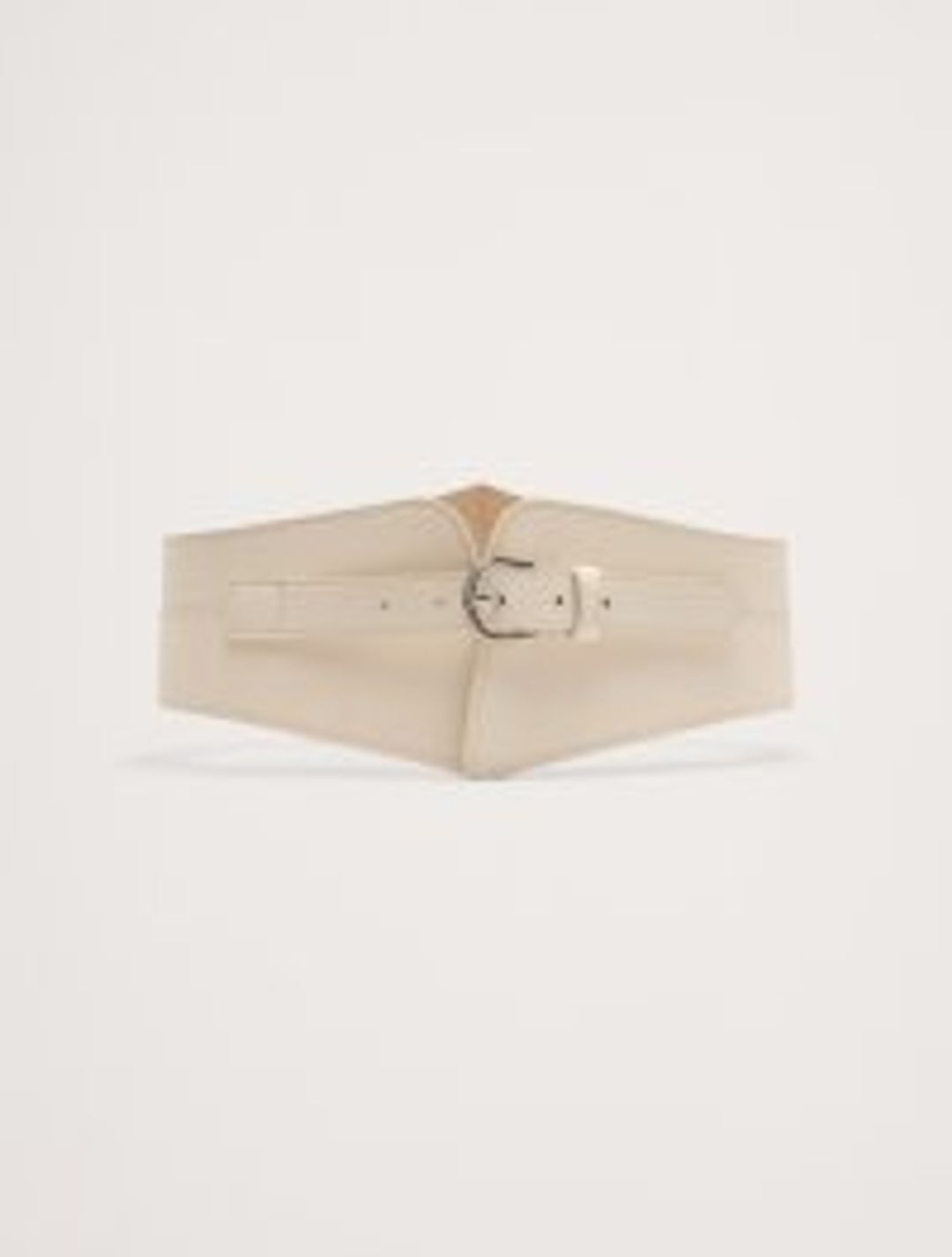 Leather Oval Buckle Belt