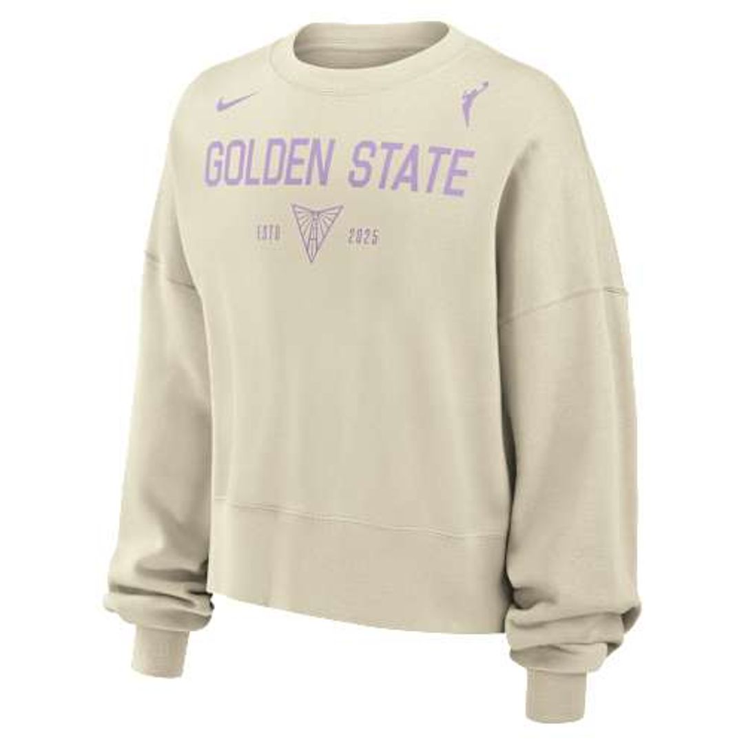 Golden State Valkyries Phoenix Fleece Women's Nike WNBA Crew-Neck Sweatshirt
