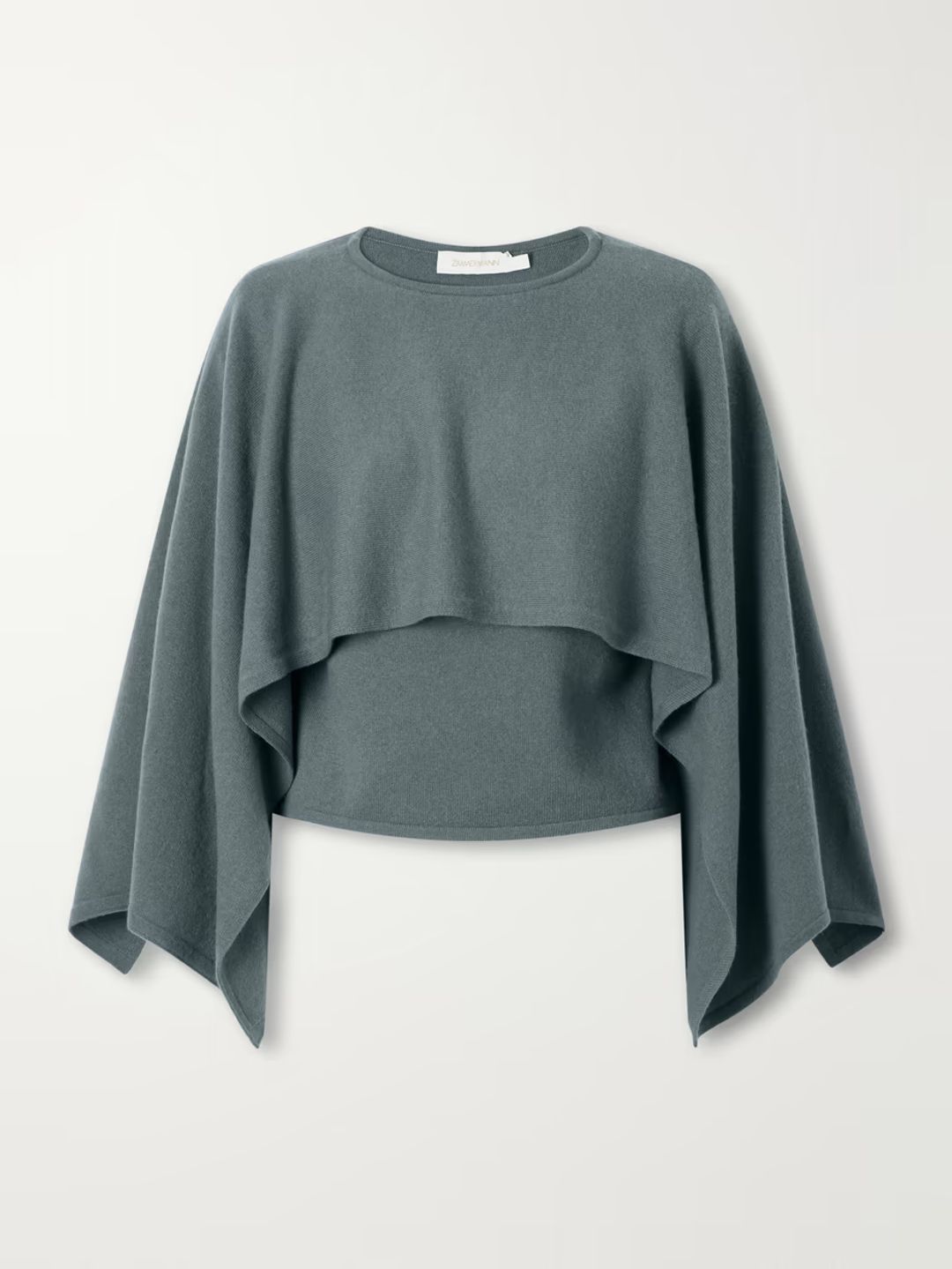 Valiant draped wool and cashmere-blend sweater