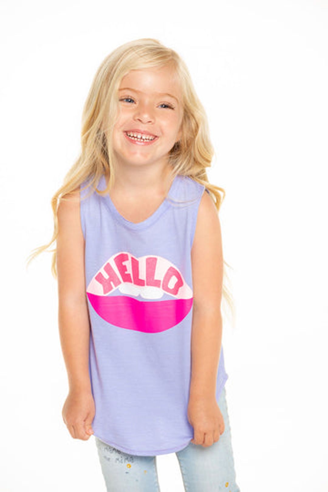 Hello Lips Muscle Tank