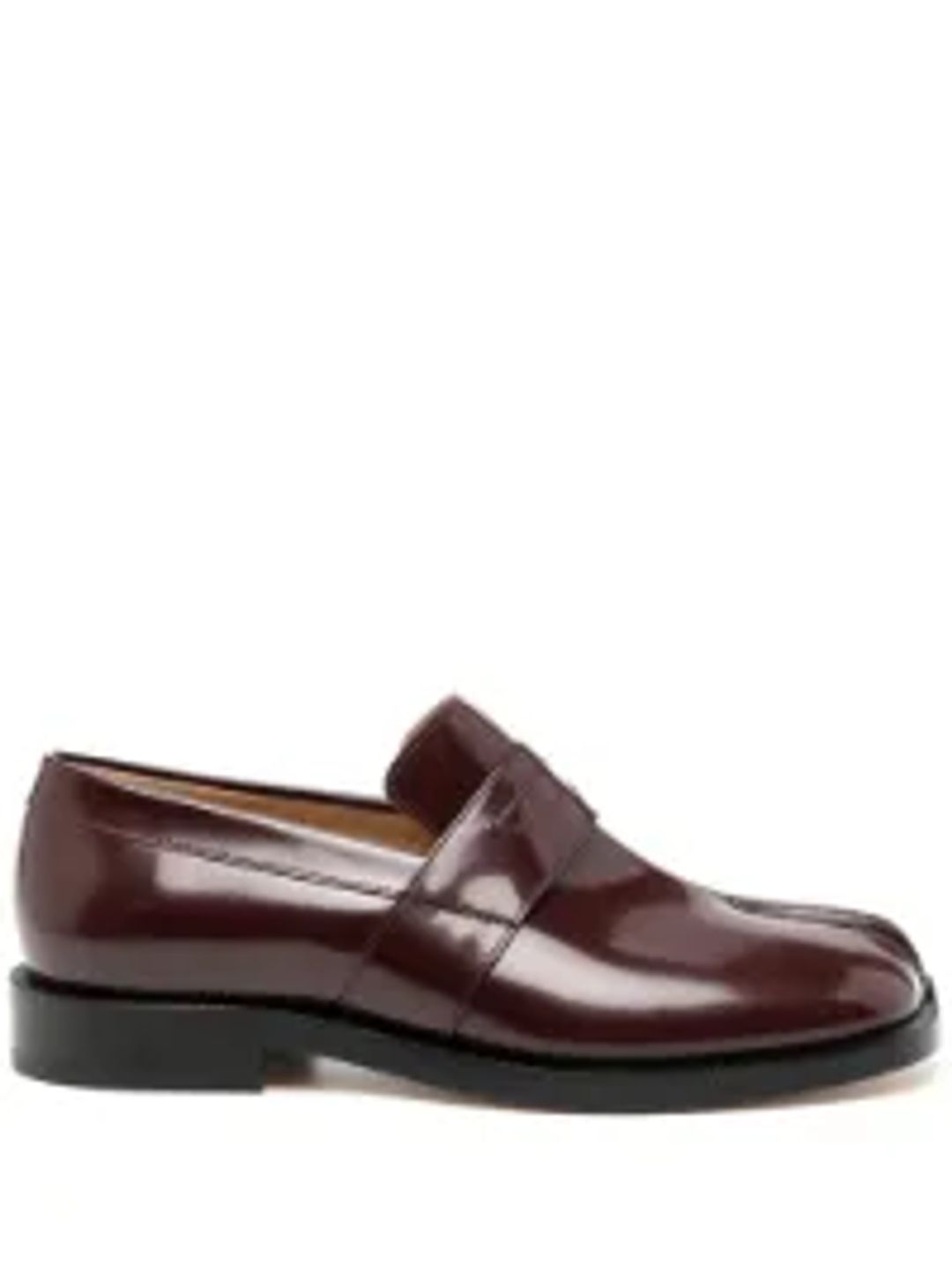 Tabi leather loafers