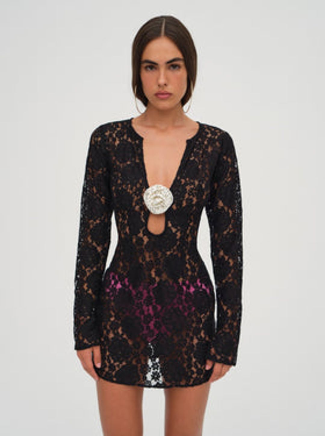 Bergett Lace Mini Dress