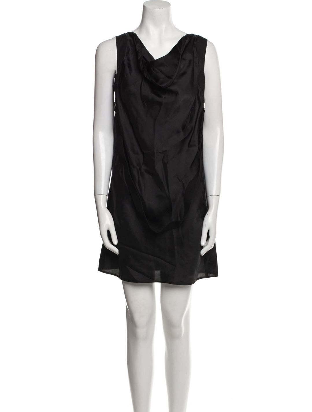 Cowl Neck Mini Dress