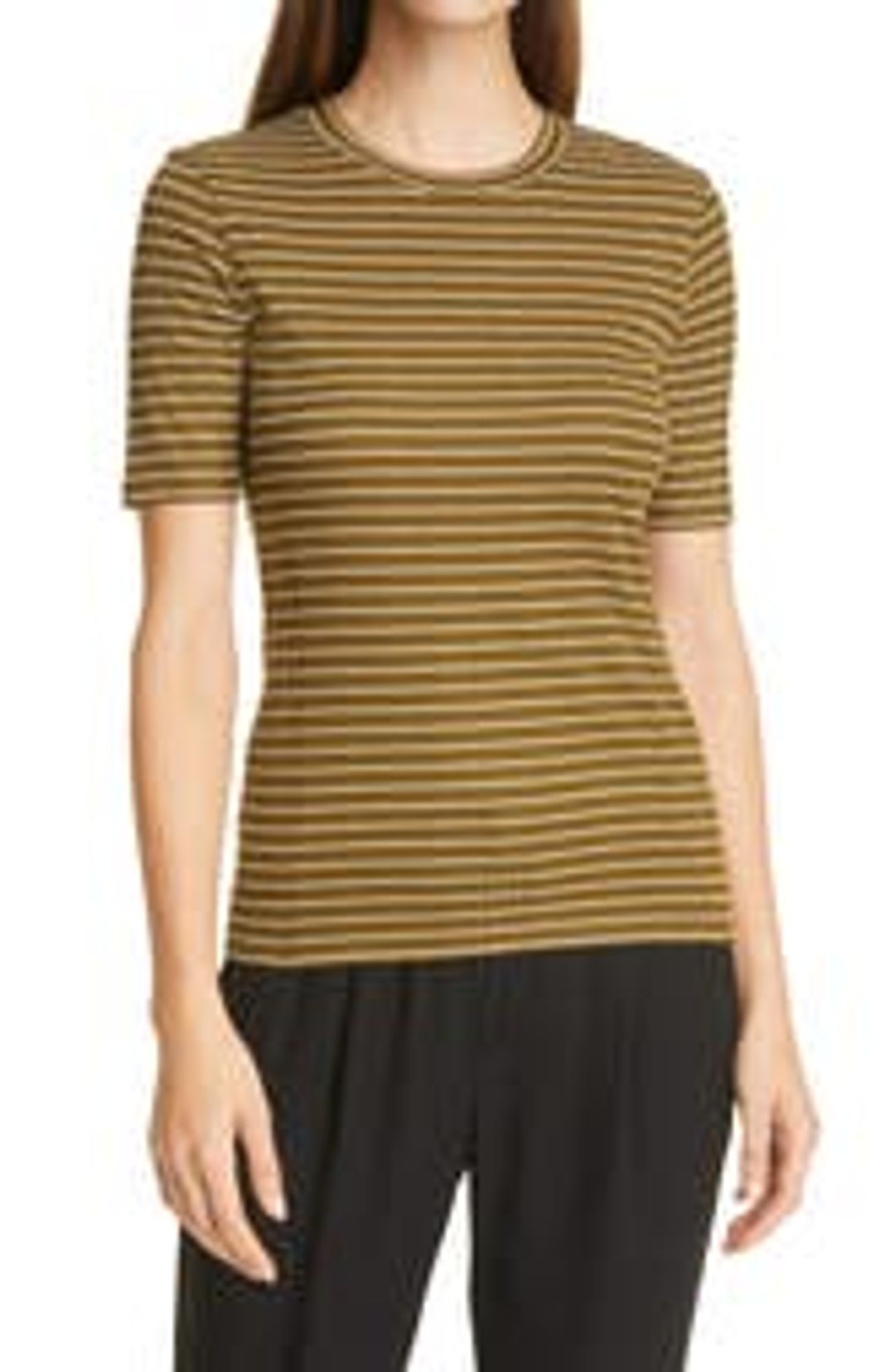 Stripe Variegated Rib Top #2