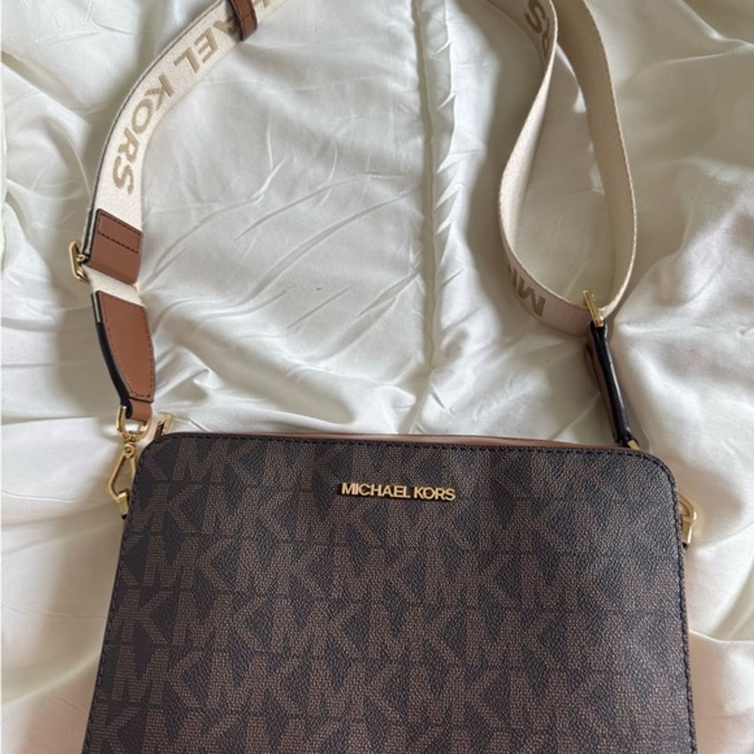 Michael Kors Messenger Bag with Signature Monogram