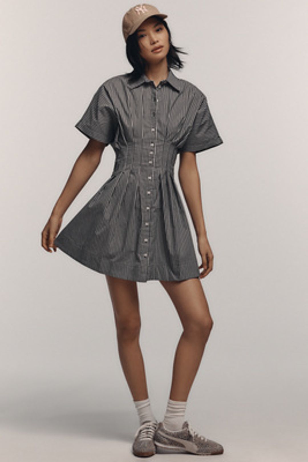 The Tobie Mini Shirt Dress