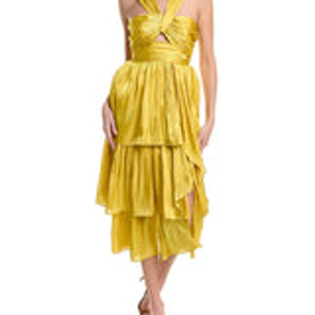 Cinq á Sept Malia Tiered Midi Dress