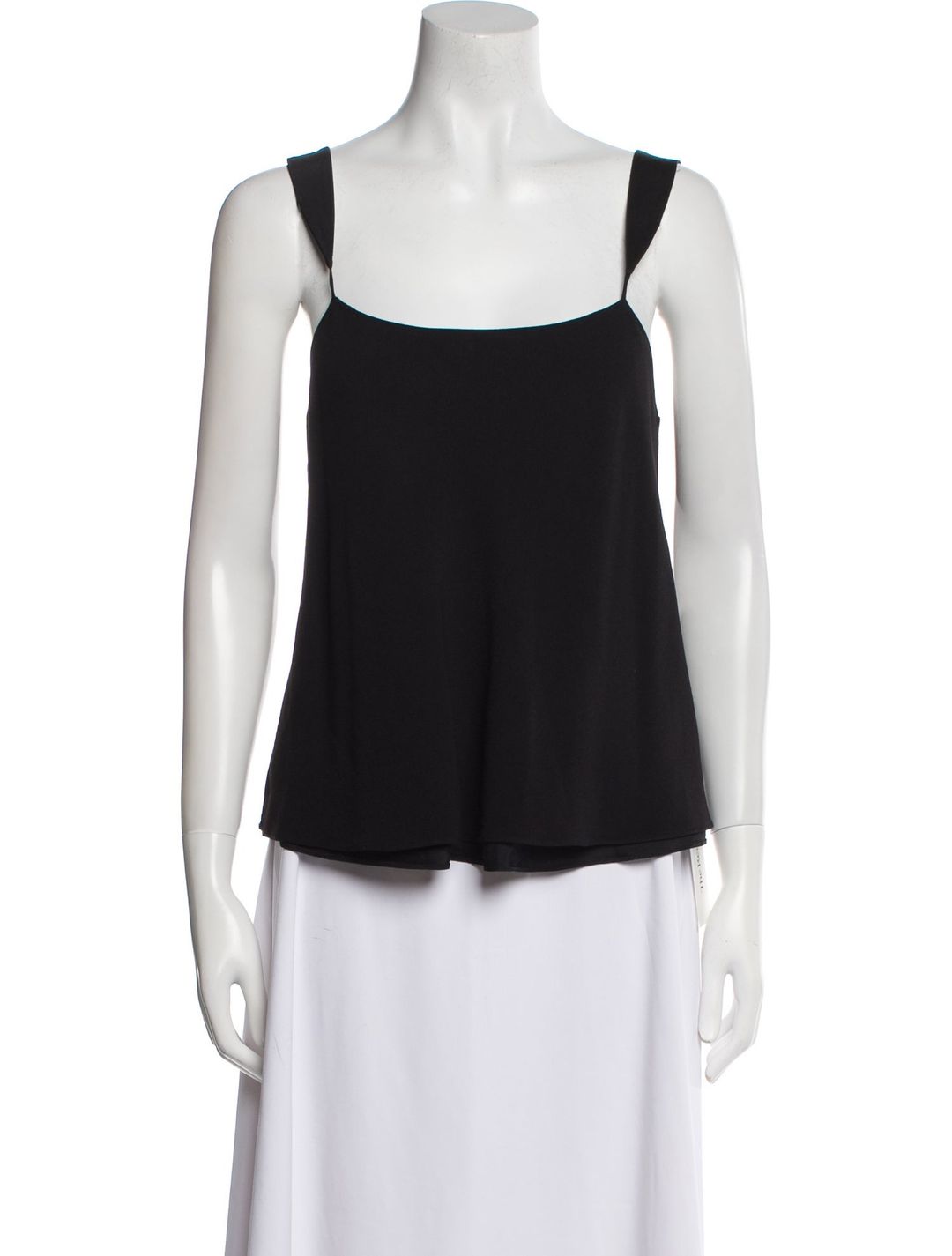 Square Neckline Sleeveless Top