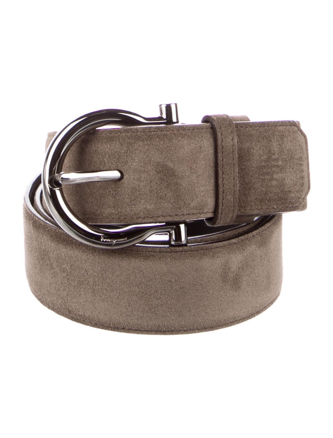 Salvatore Ferragamo Suede Belt