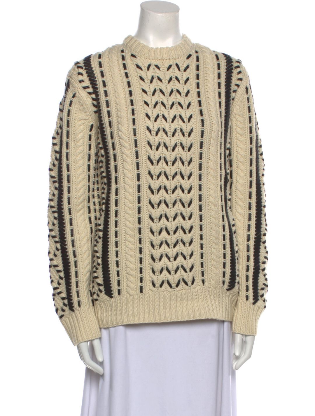 Michael Kors Cashmere Printed Sweater w/ Tags