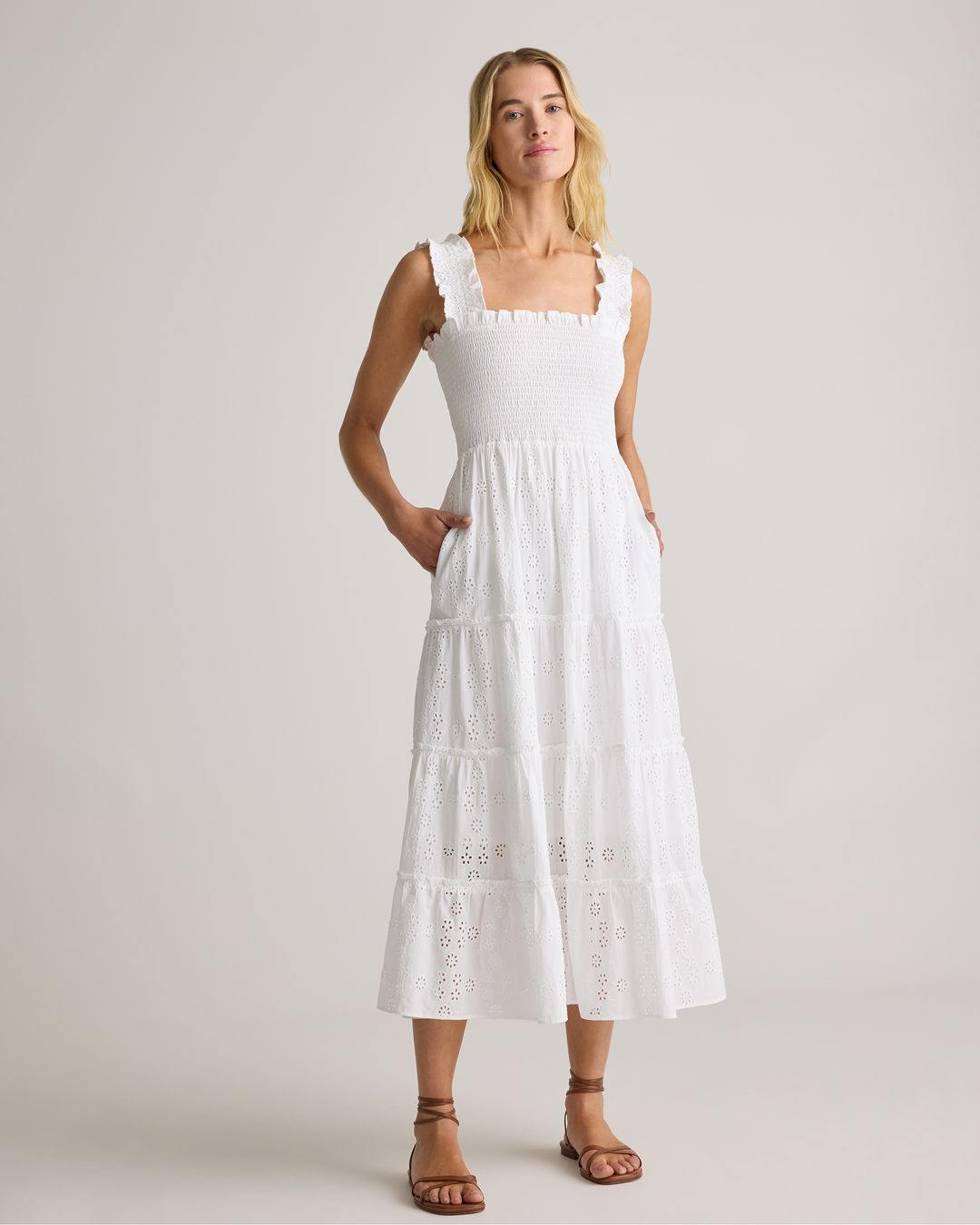100% Organic Cotton Sleeveless Maxi Dress #3