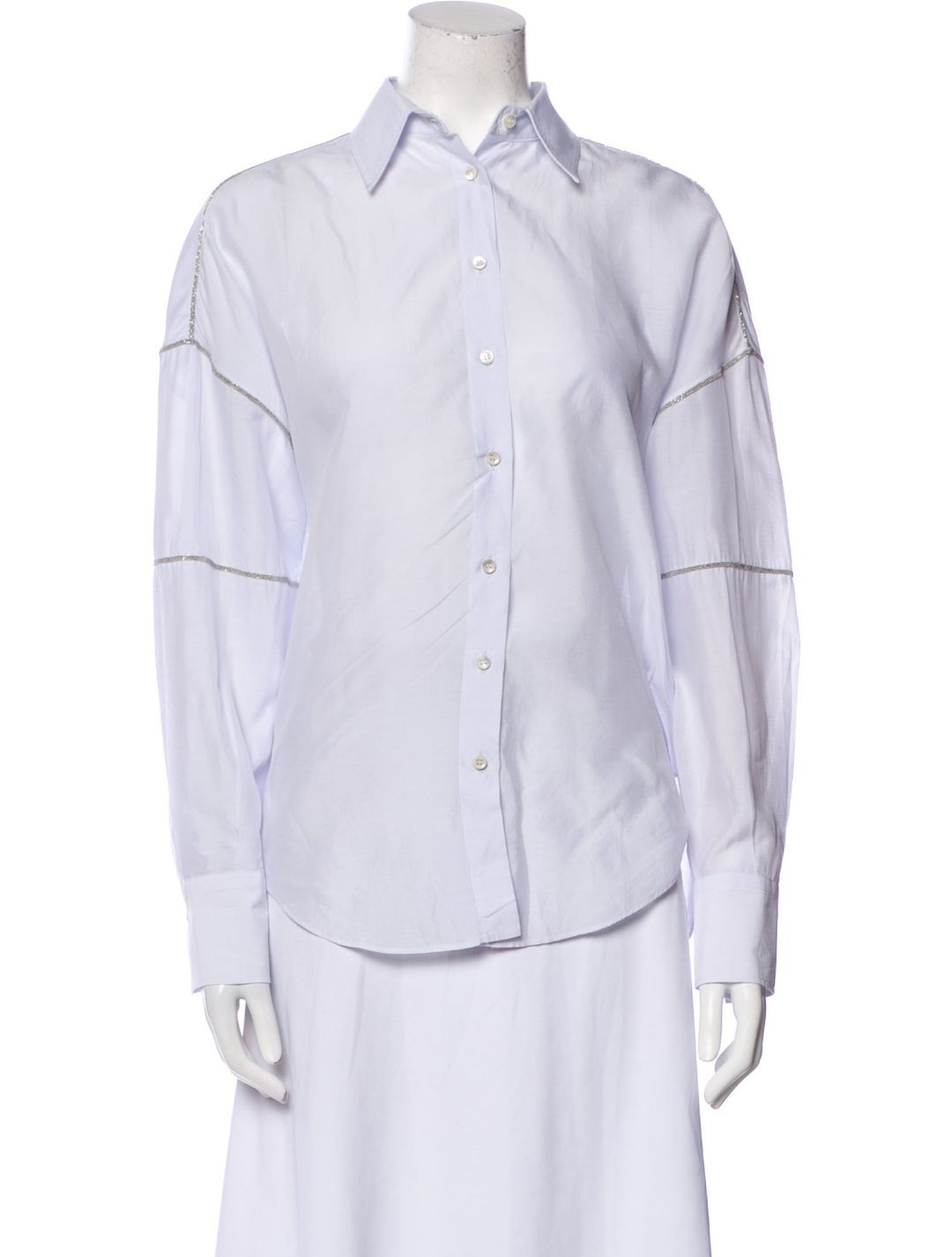 Long Sleeve Button-Up Top