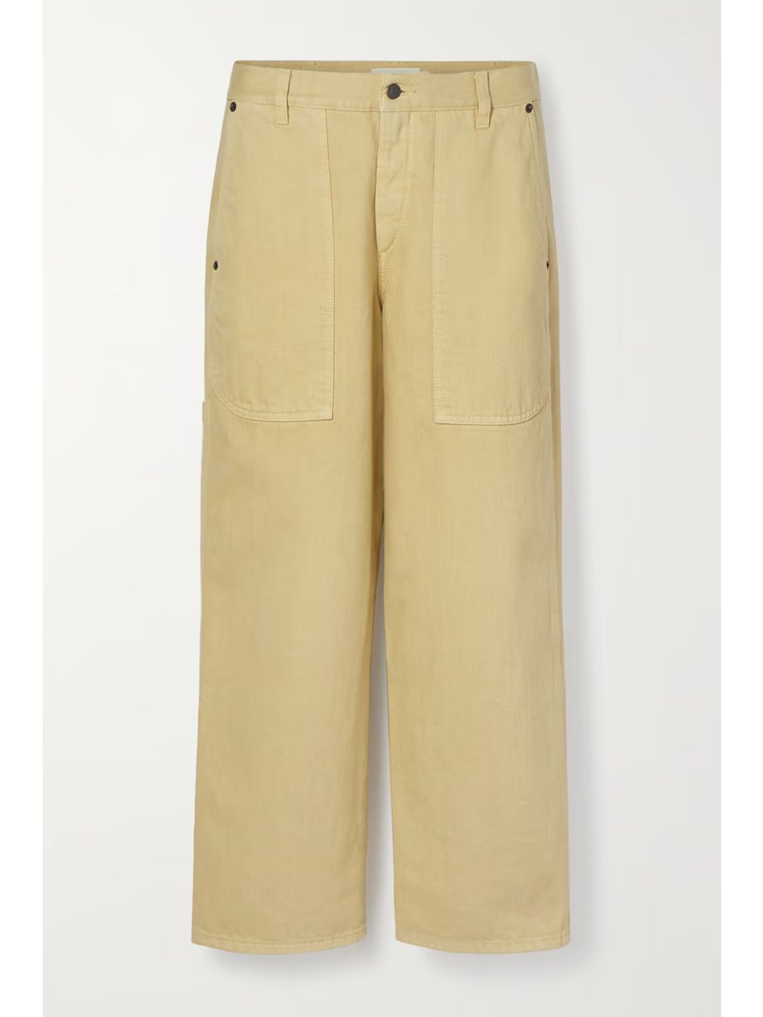 Hester cropped mid-rise wide-leg jeans