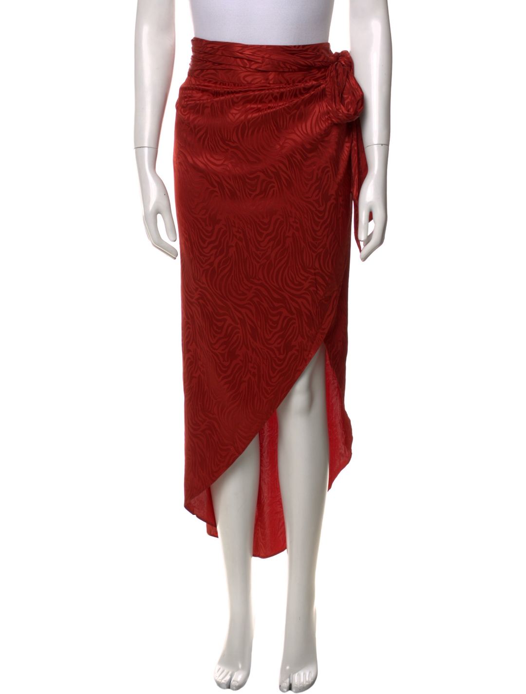 Ronny Kobo Silk Long Skirt