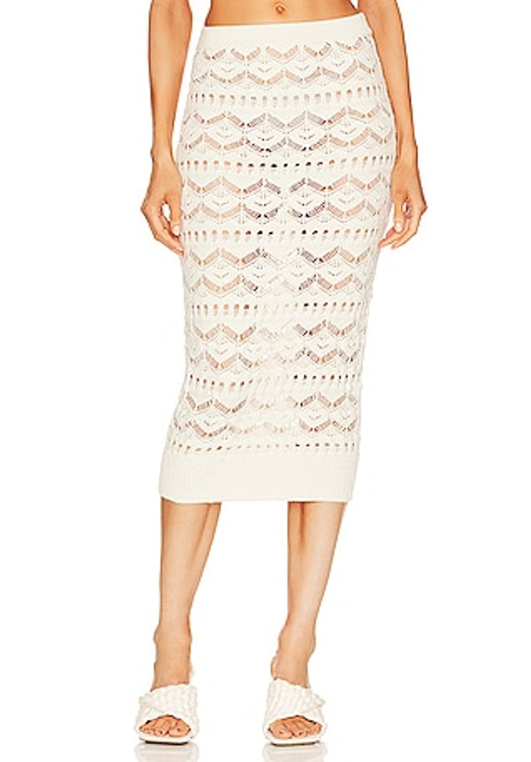 Talmai Pointelle Midi Skirt