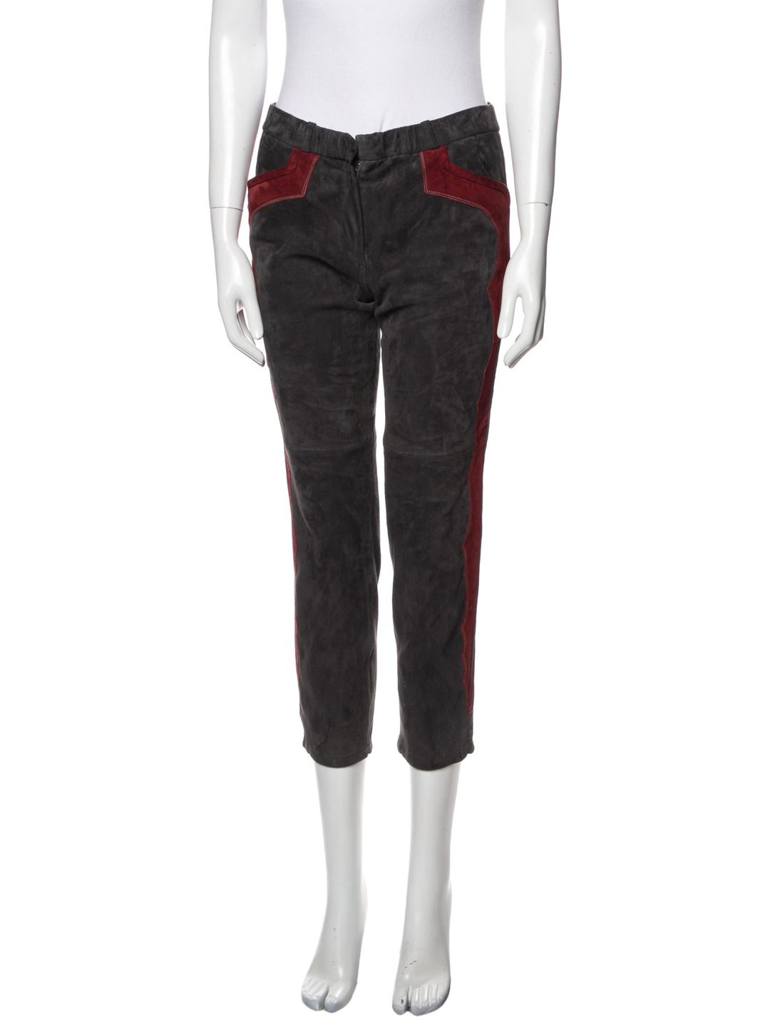 Leather Skinny Leg Pants