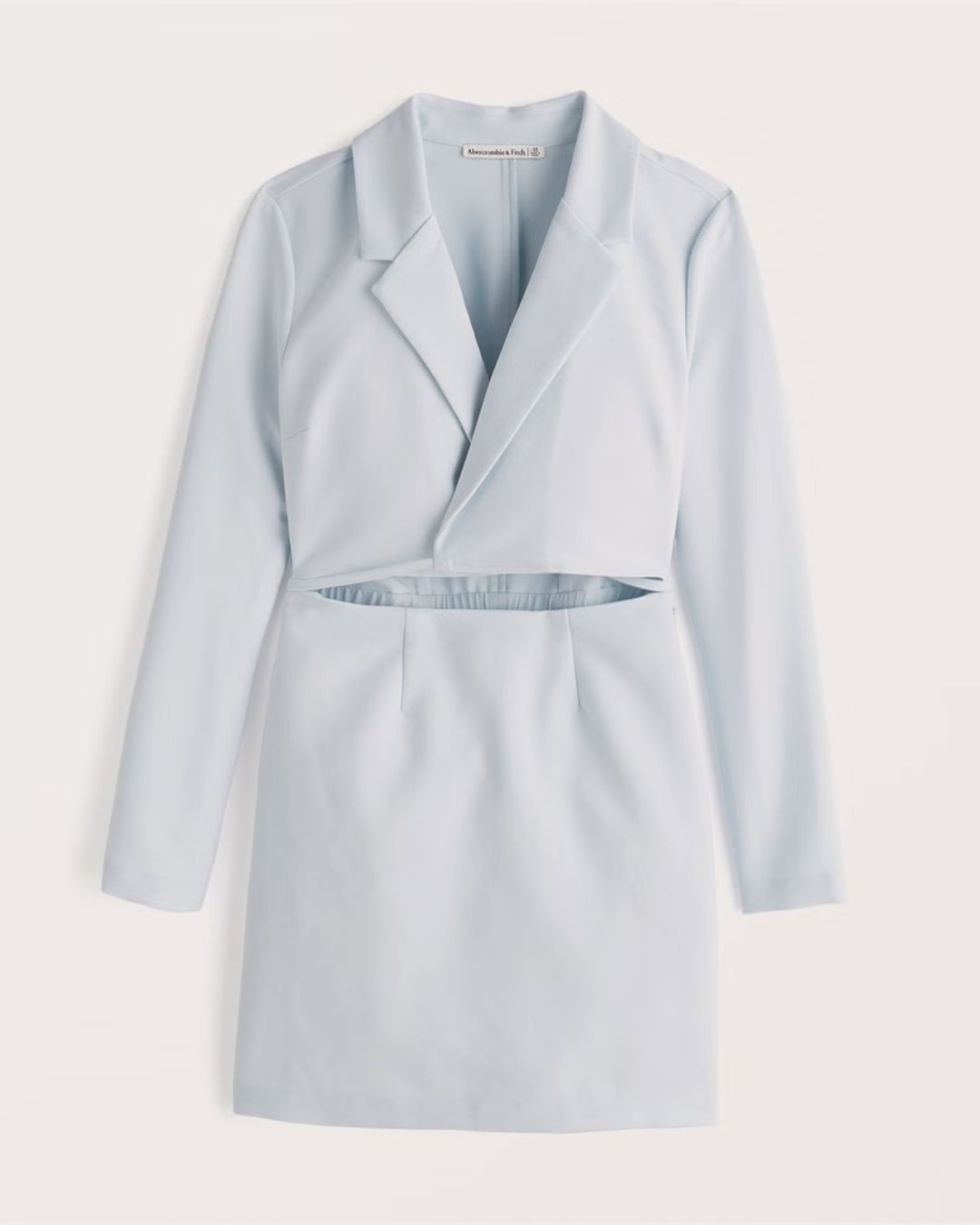 Wrap-Front Cutout Blazer Dress
