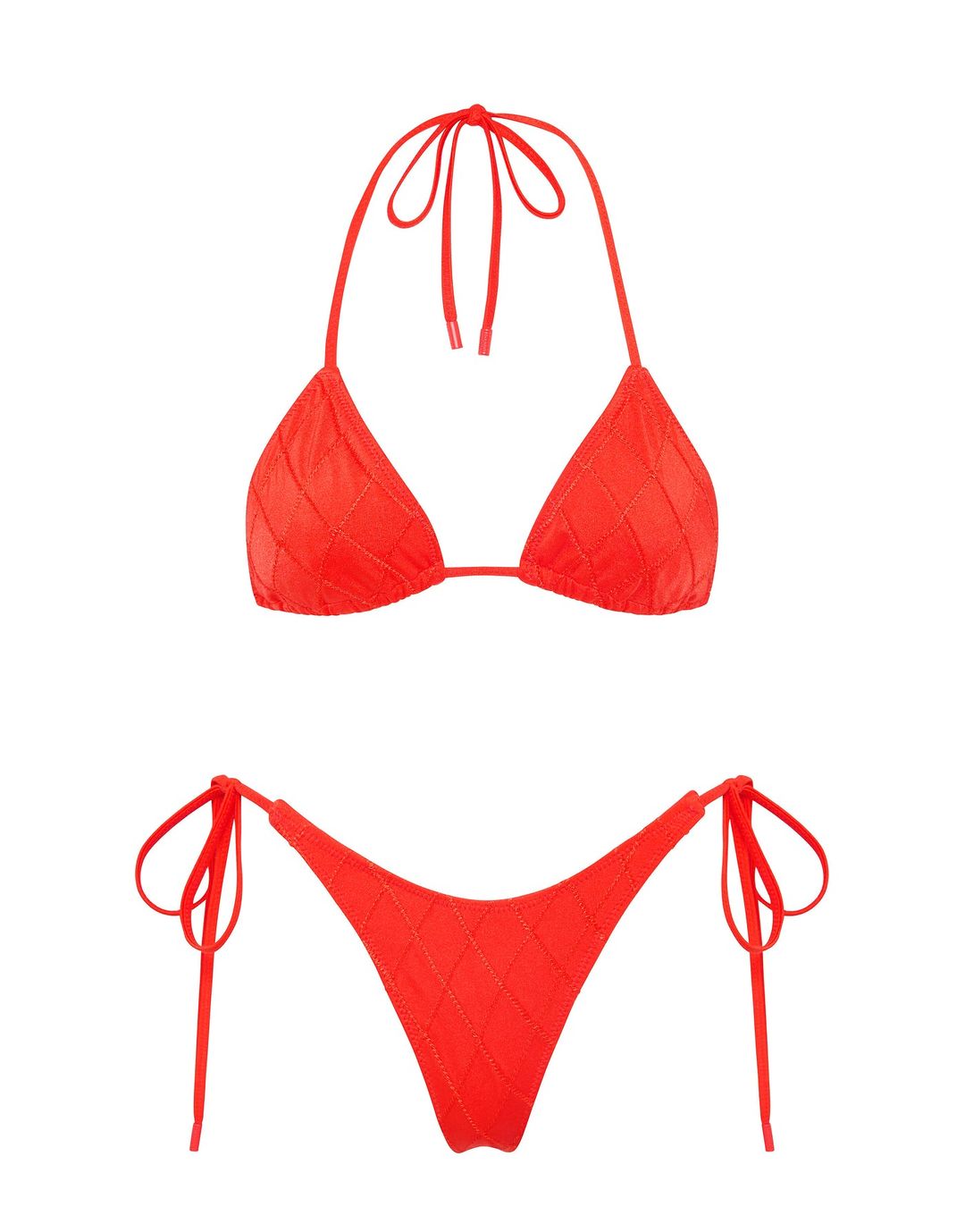 VINCA - VISS Red Triangle Bikini Set