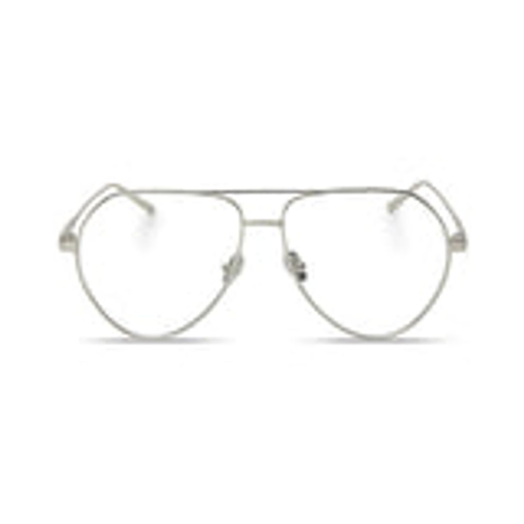 Sam in Silver Metal Optical