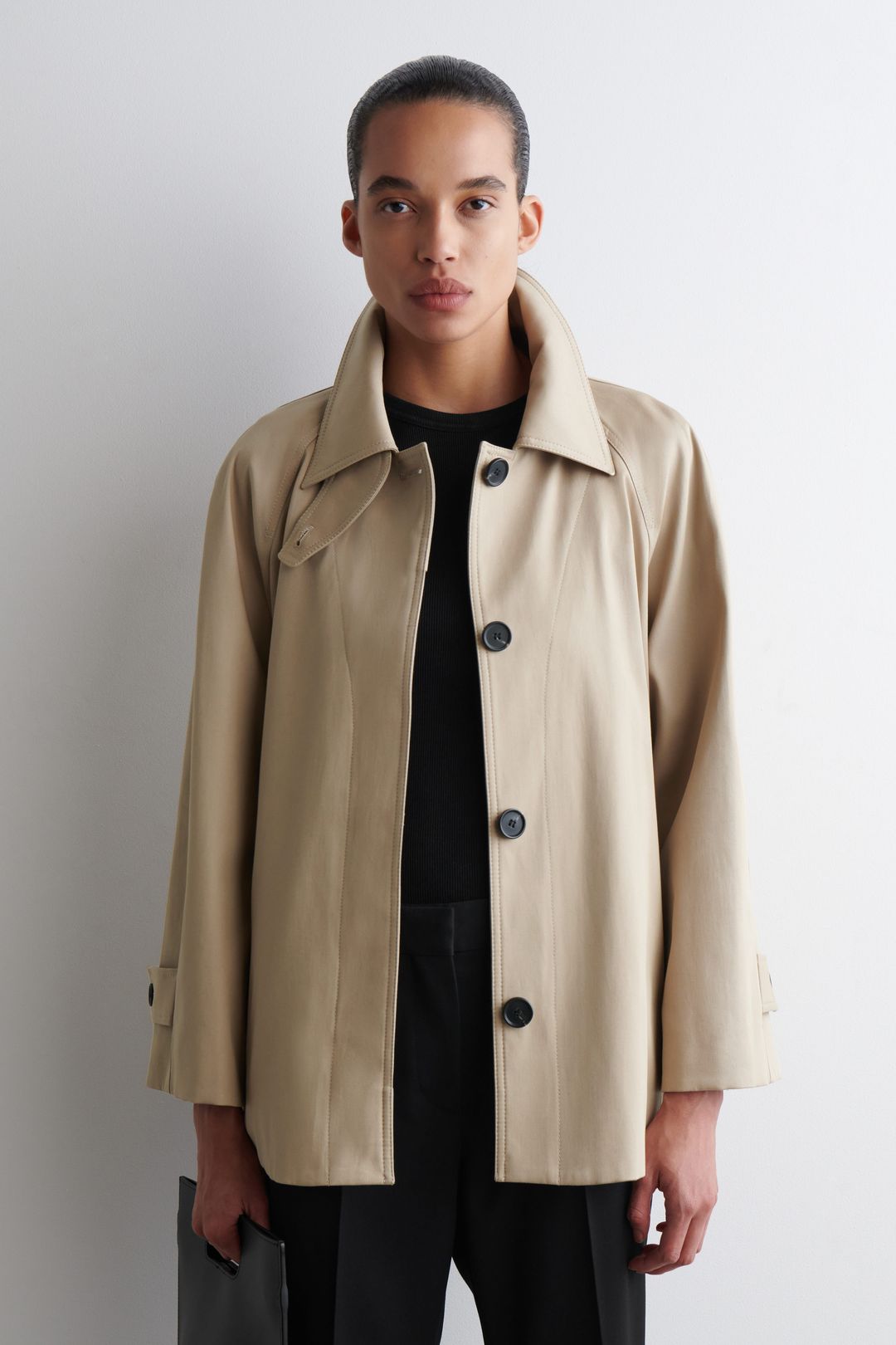 A-LINE TRENCH COAT