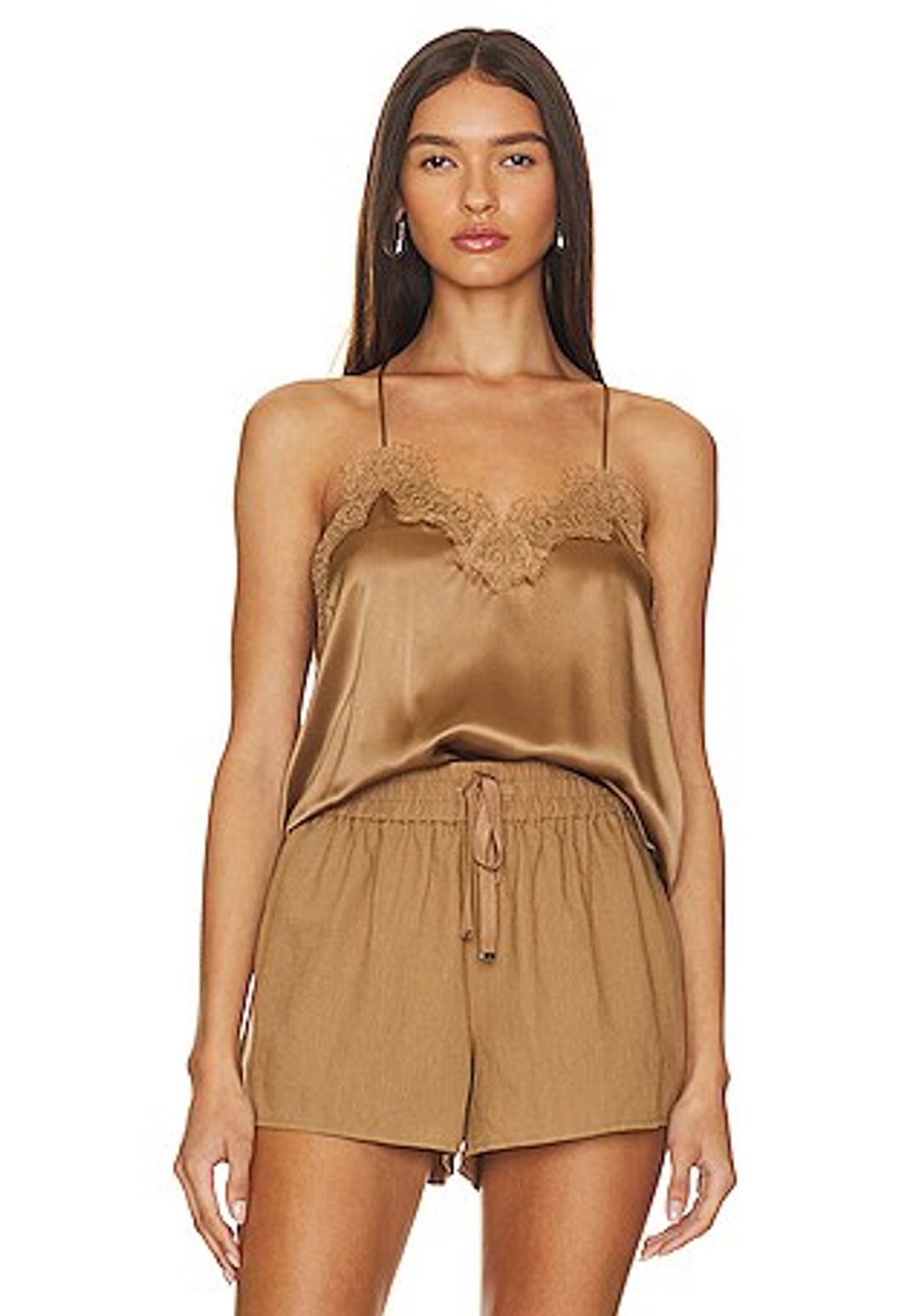Racer Charmeuse Cami