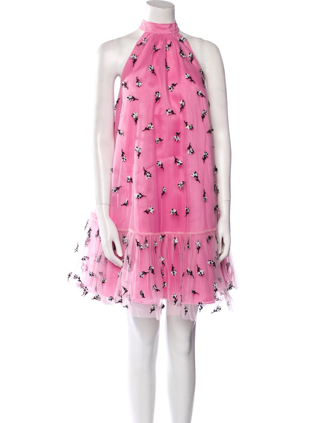 Floral Print Knee-Length Dress