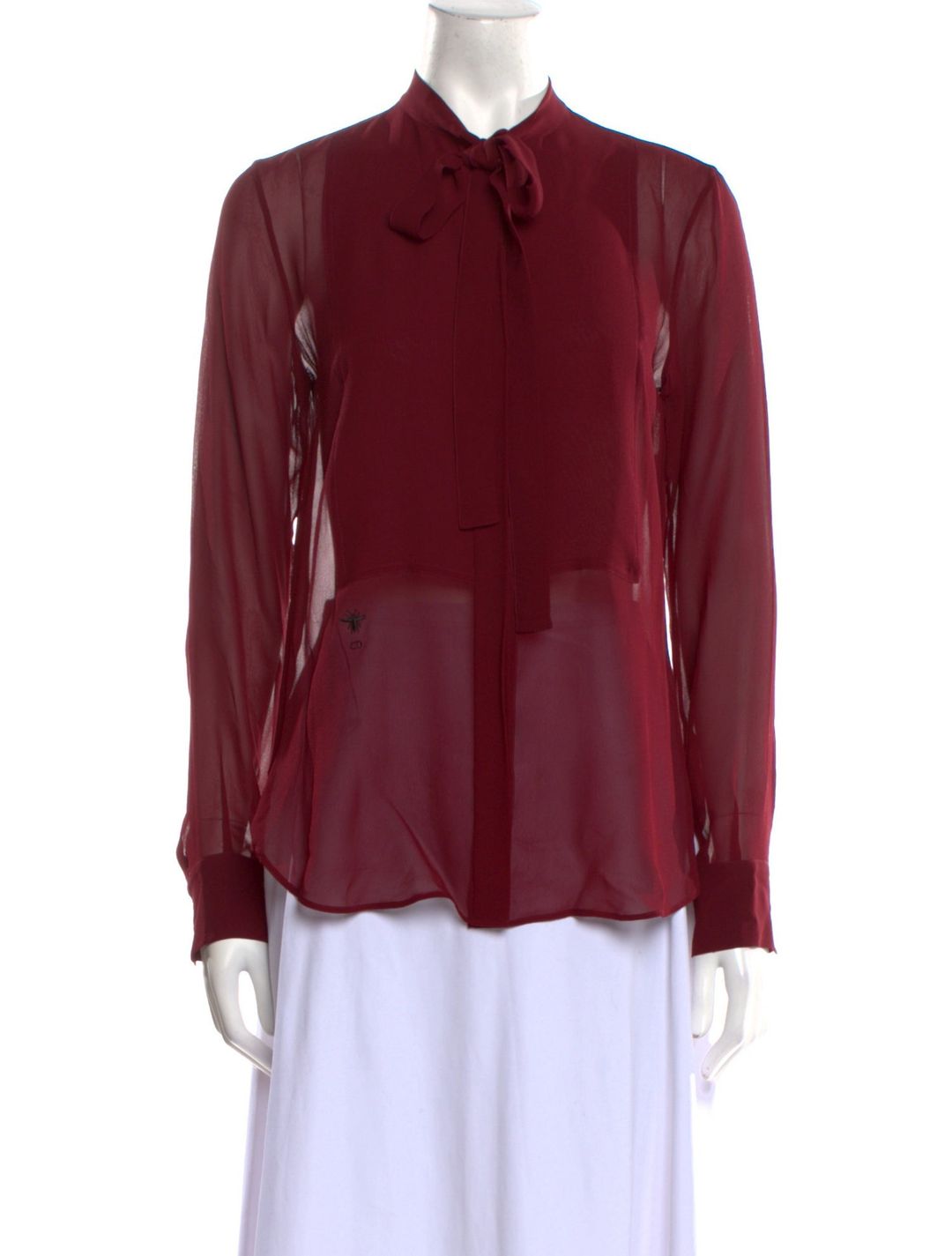 Christian Dior Long Sleeve Blouse