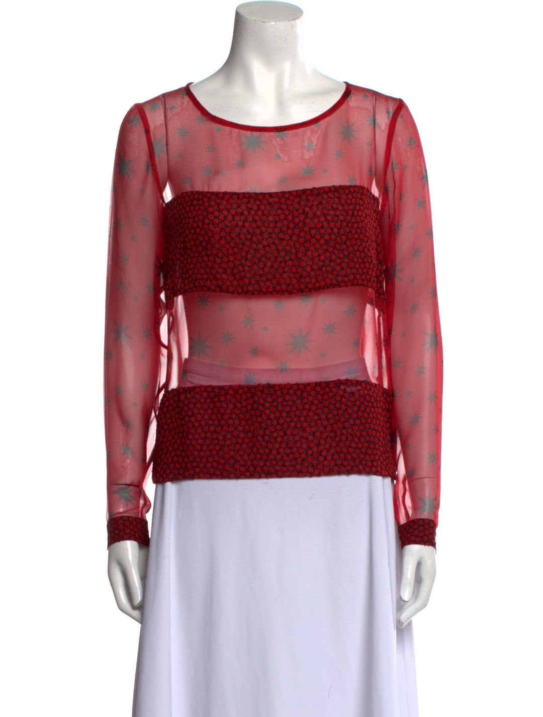 Dries Van Noten Silk Printed Top