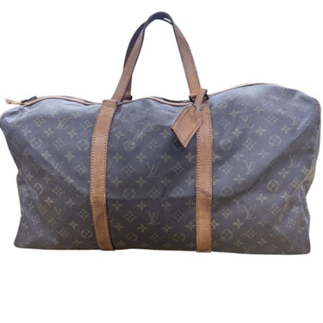 Auth LOUIS VUITTON LV Vintage Sacs Souple Boston Bag Canvas