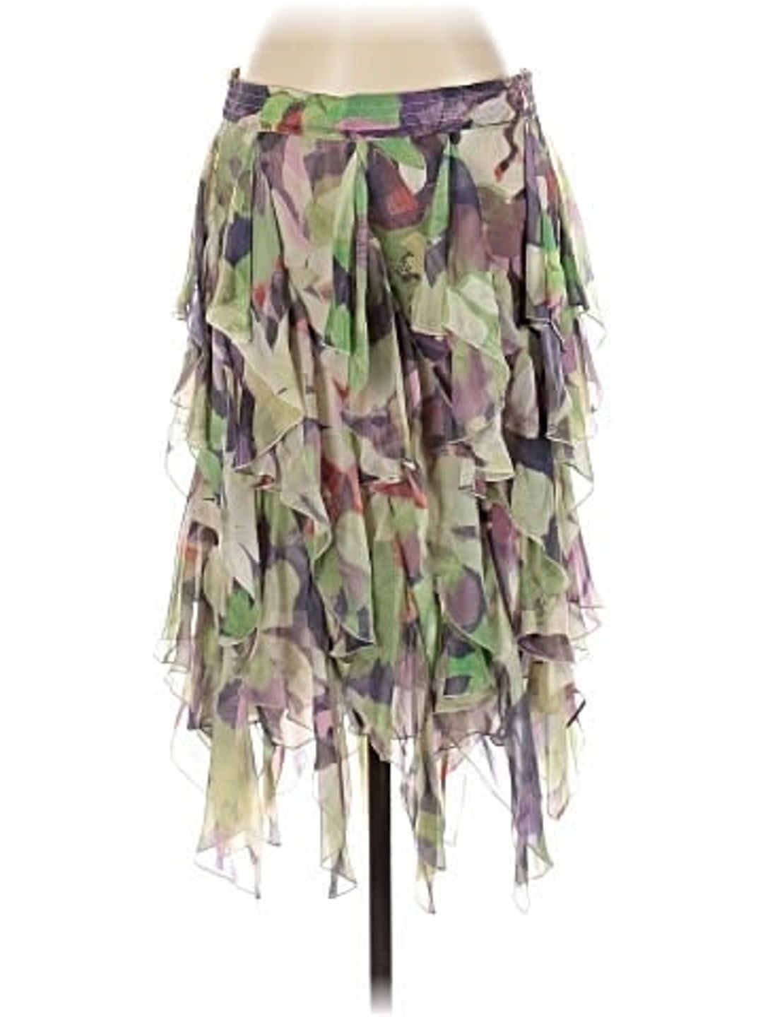 Valentino Roma Silk Skirt