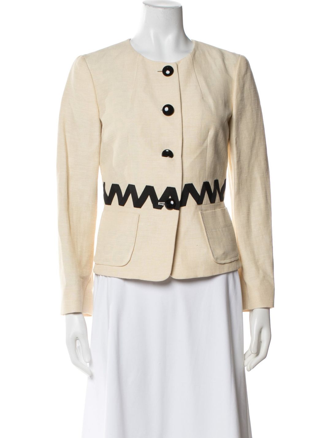 Etro Silk Graphic Print Blazer