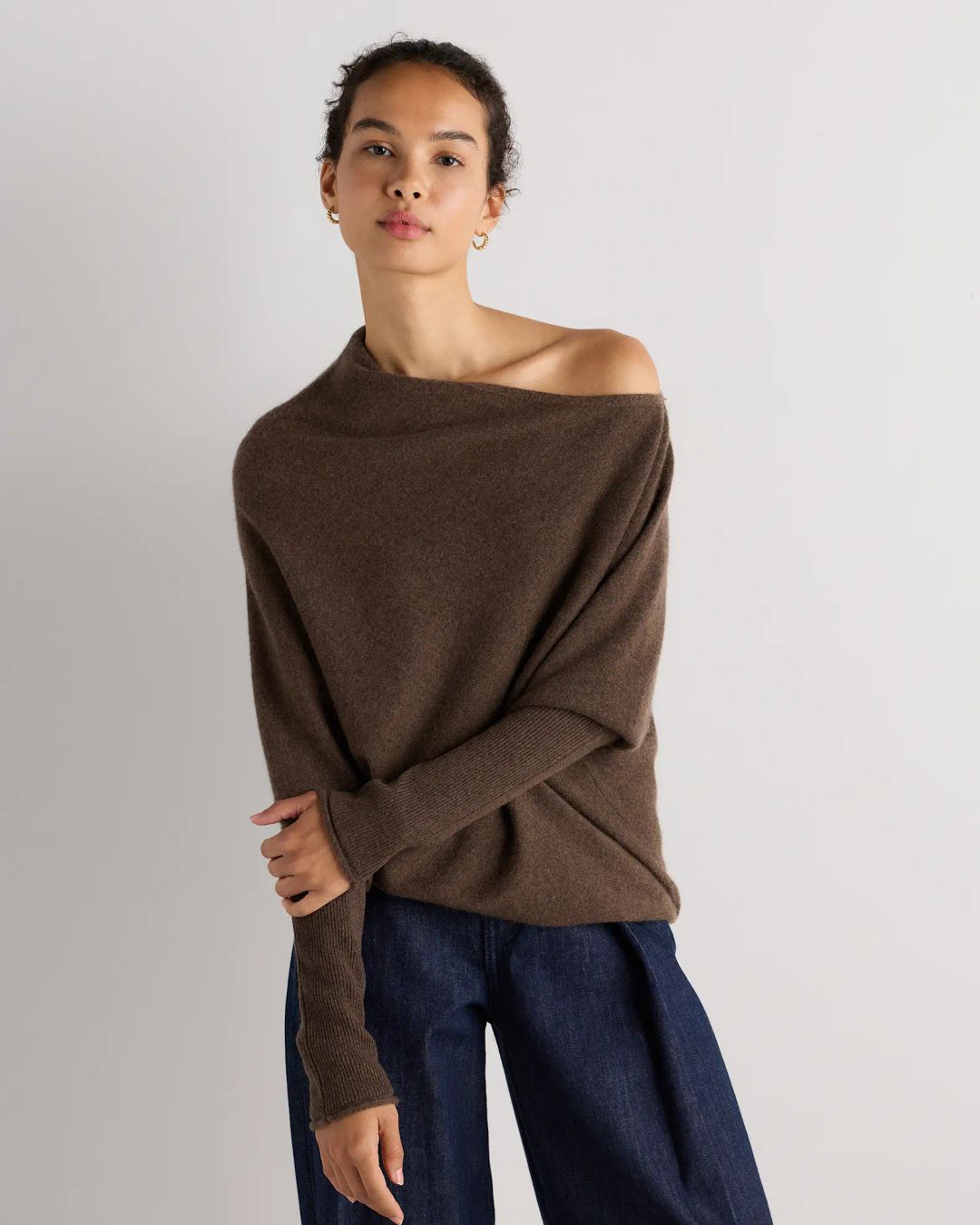 Mongolian Cashmere V-Neck Sweater #16