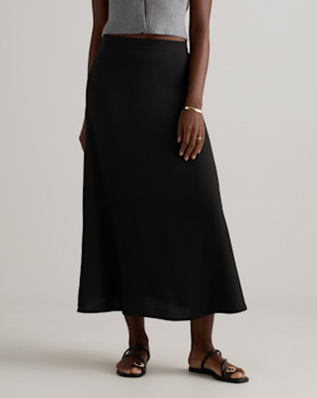 Lightweight Crepe Slip Skirt