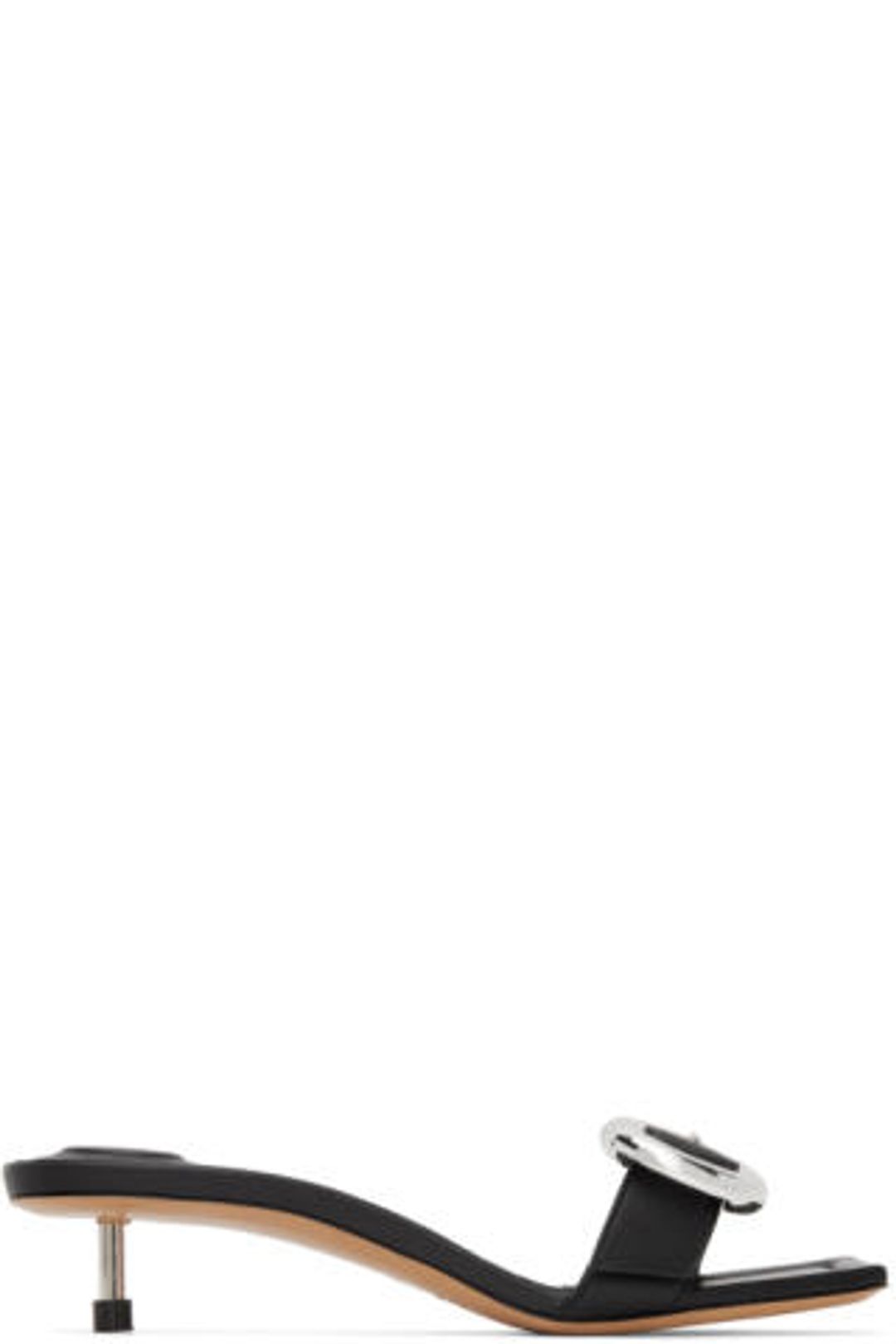 Black Le Chouchou 'Les Sandales Regalo Basses' Heels