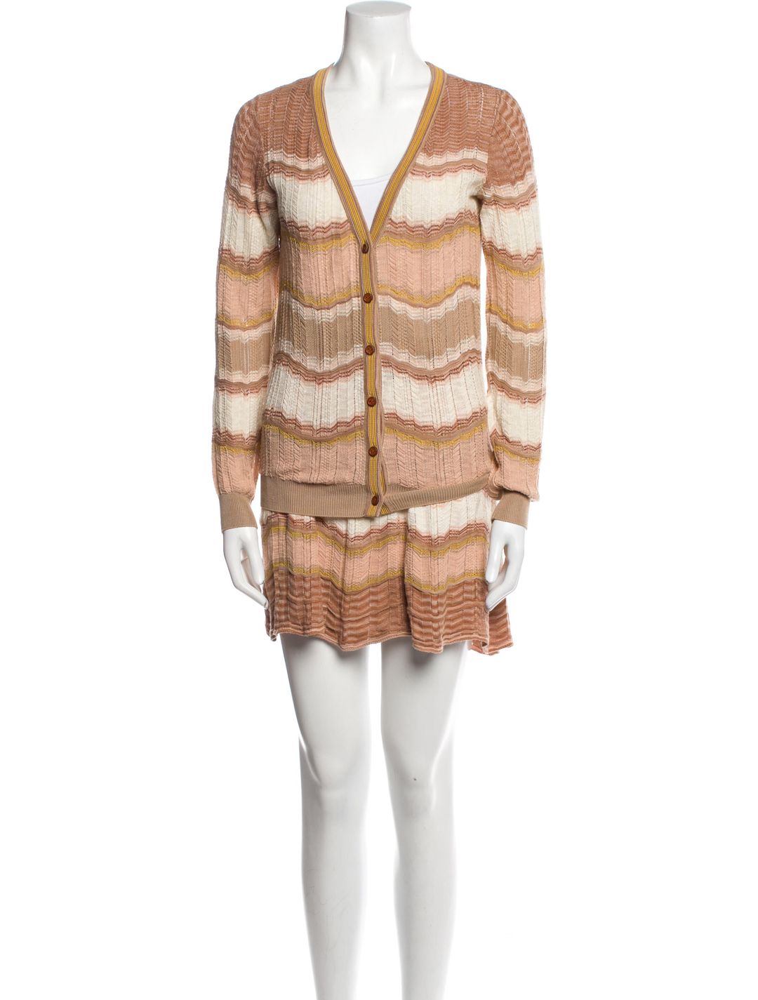 M Missoni Striped Skirt Set