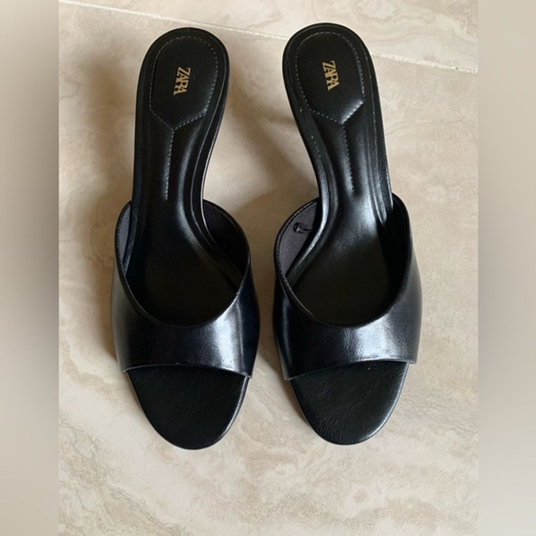 Zara Women's Open Toe Mules Heels