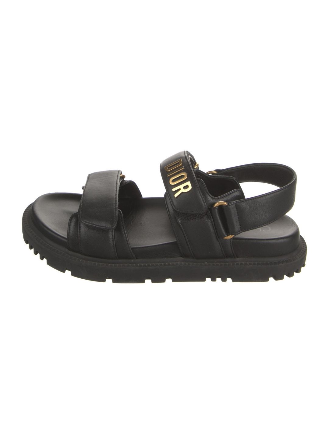 Christian Dior Leather Slingback Sandals